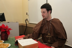 Jonathan Sanford in a friar's habit